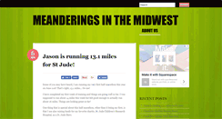 Desktop Screenshot of meanderingsinthemidwest.com
